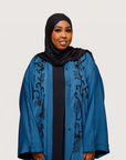 By Naima Chaab | Abaya Midnight Azure