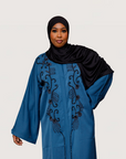 By Naima Chaab | Abaya Midnight Azure