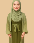 Green Glitz Abaya