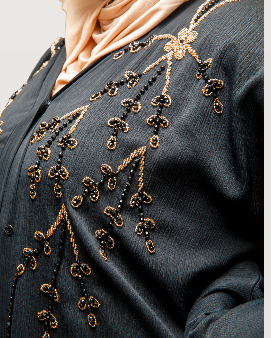 By Naima Chaab | Abaya Earthen Ebony