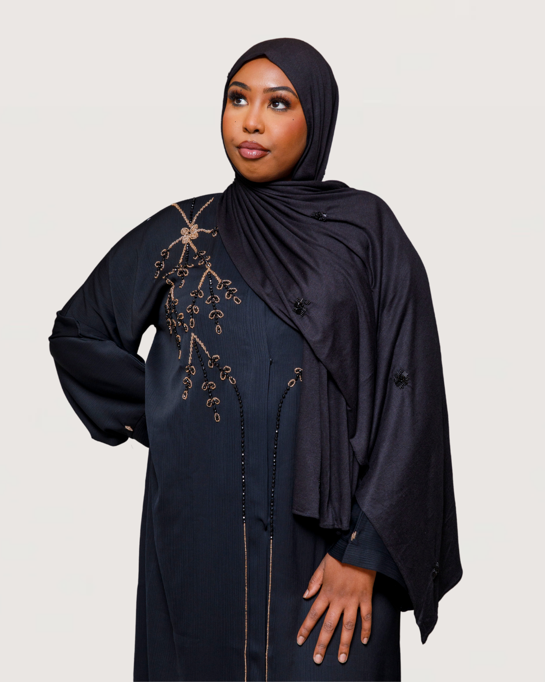 By Naima Chaab | Abaya Earthen Ebony