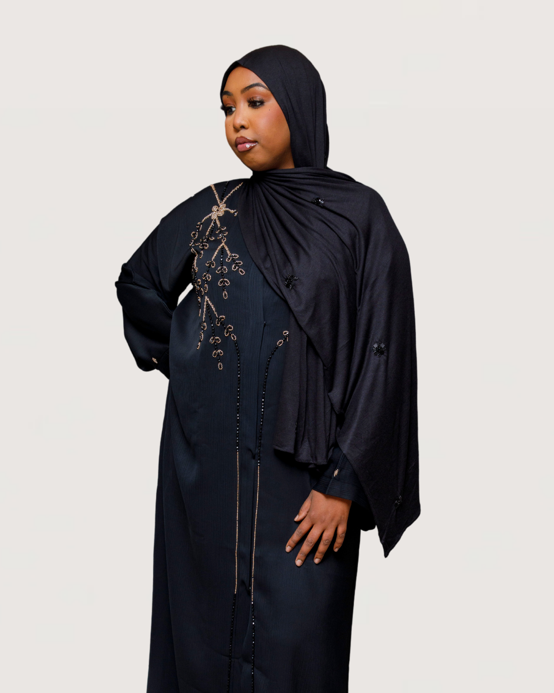 By Naima Chaab | Abaya Earthen Ebony