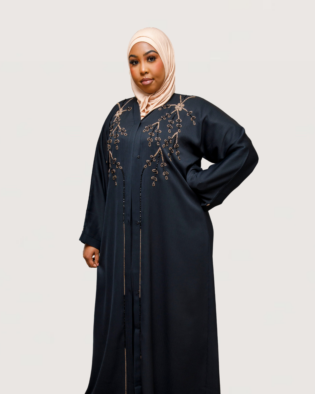 By Naima Chaab | Abaya Earthen Ebony