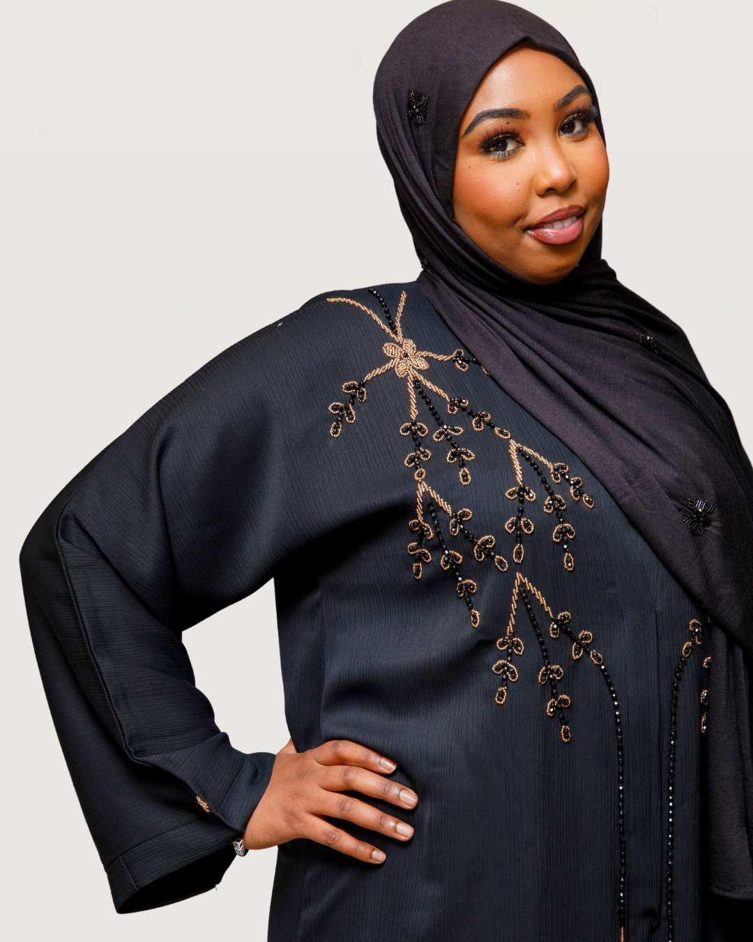 By Naima Chaab | Abaya Earthen Ebony