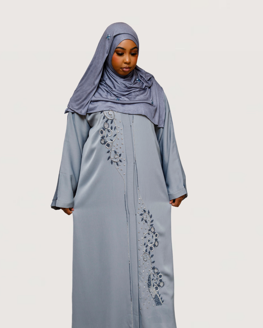 By Naima Chaab | Abaya Regal Slate