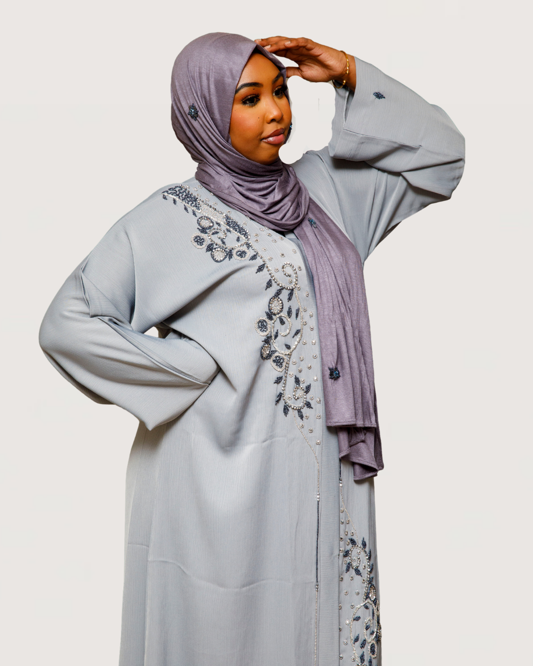 By Naima Chaab | Abaya Regal Slate