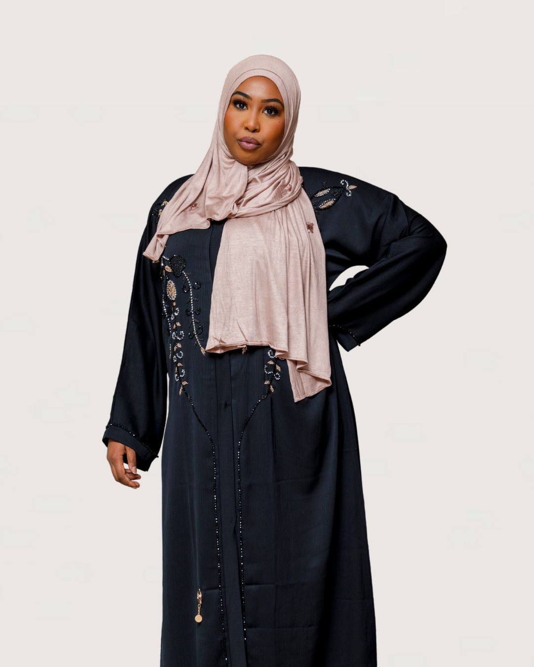By Naima Chaab | Abaya Slate Serenity
