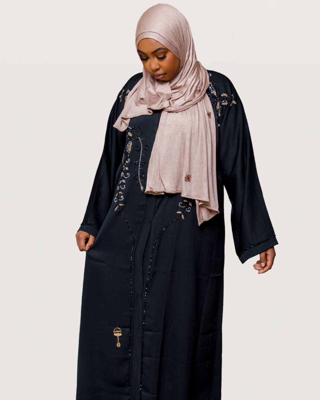 By Naima Chaab | Abaya Slate Serenity